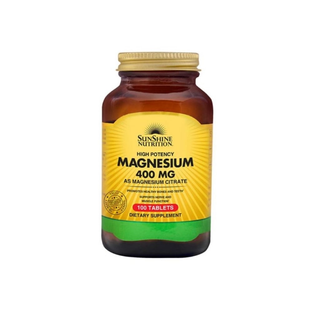 Sunshine Nutrition Magnesium Citrate 400mg 